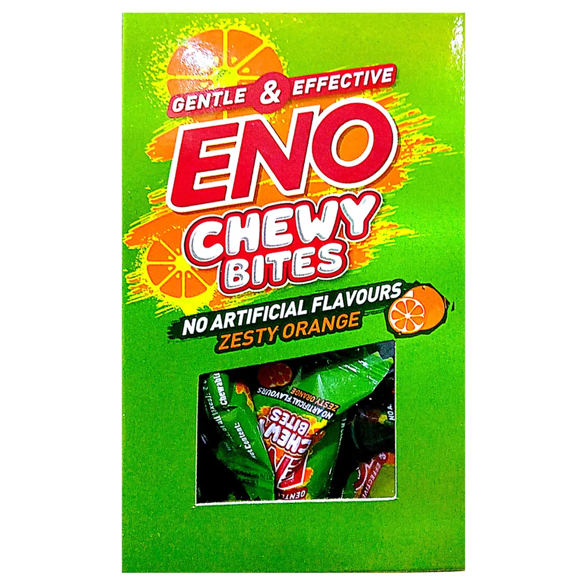 Buy ENO Chewy Bites Zesty Orange Flavour, 15 Chewable Tablets 19