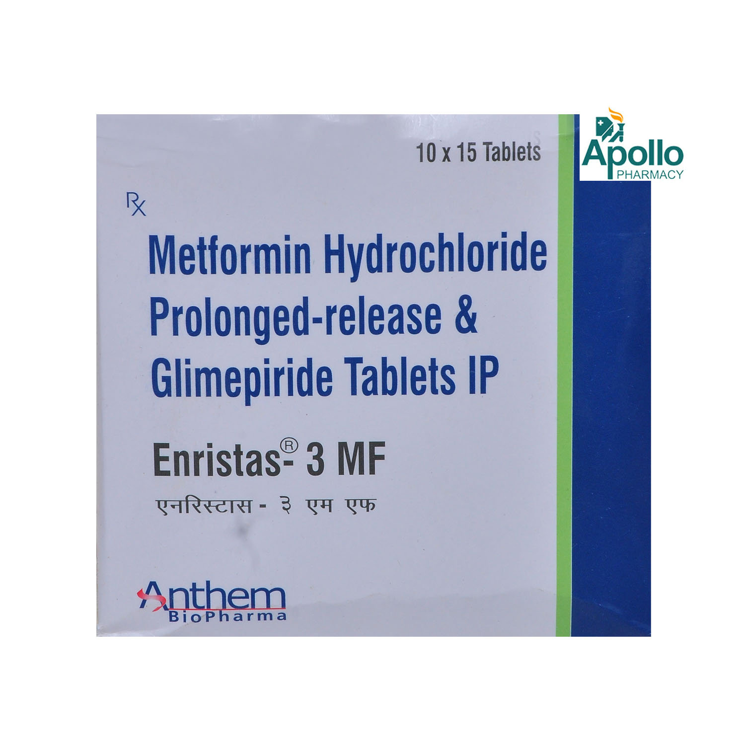 Enristas-3 MF Tablet 15's, Pack of 15 TabletS Enristas-3 MF Tablet 15's, Pack of 15 TabletS