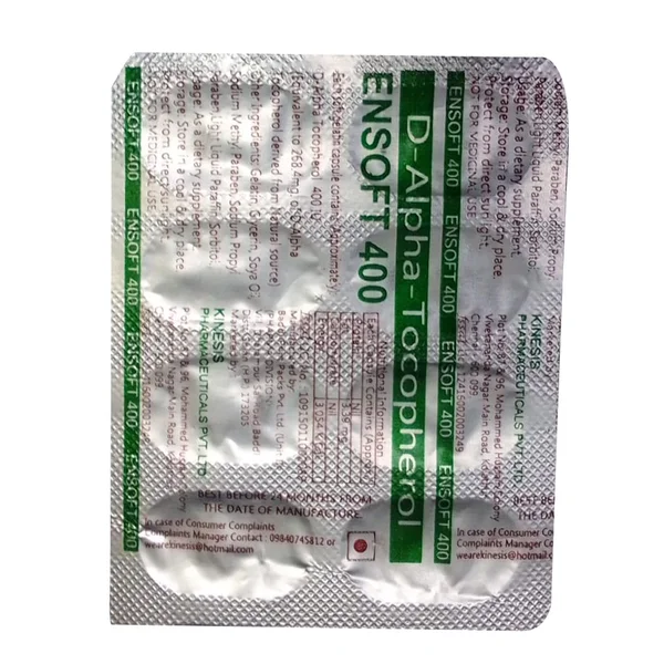 Ensoft 400 Capsule 10's