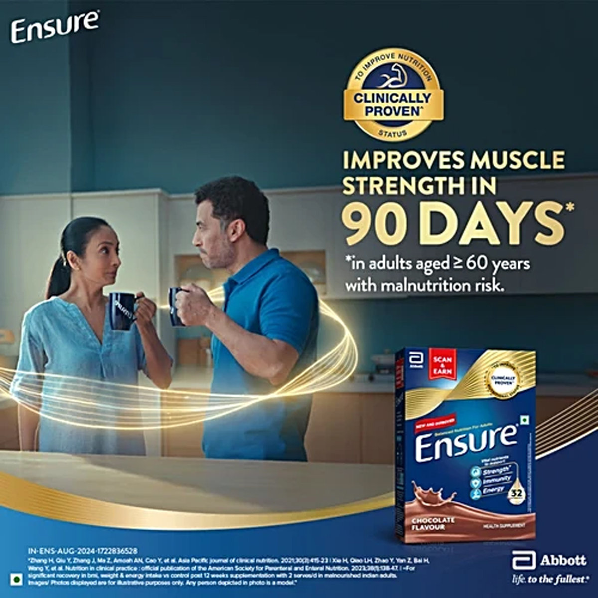 Ensure Balanced Nutrition Chocolate Flavour Powder for Adults, 200 gm, Pack of 1 Ensure Balanced Nutrition Chocolate Flavour Powder for Adults, 200 gm, Pack of 1