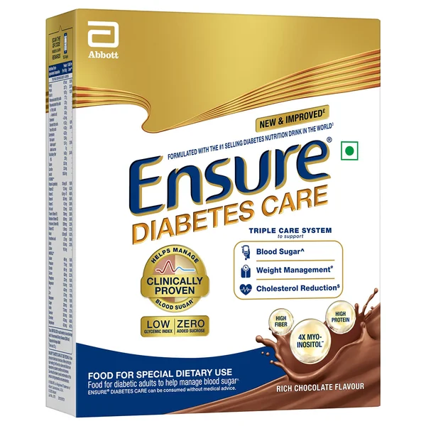 Ensure Diabetes Care Chocolate Flavour Powder for Adults, 200 gm, Pack of 1