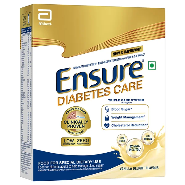 Ensure Diabetes Care Vanilla Delight Flavour Powder for Adults, 200 gm, Pack of 1