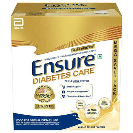 Ensure Diabetes Care Vanilla Delight Flavour Powder for Adults, 1.9 kg