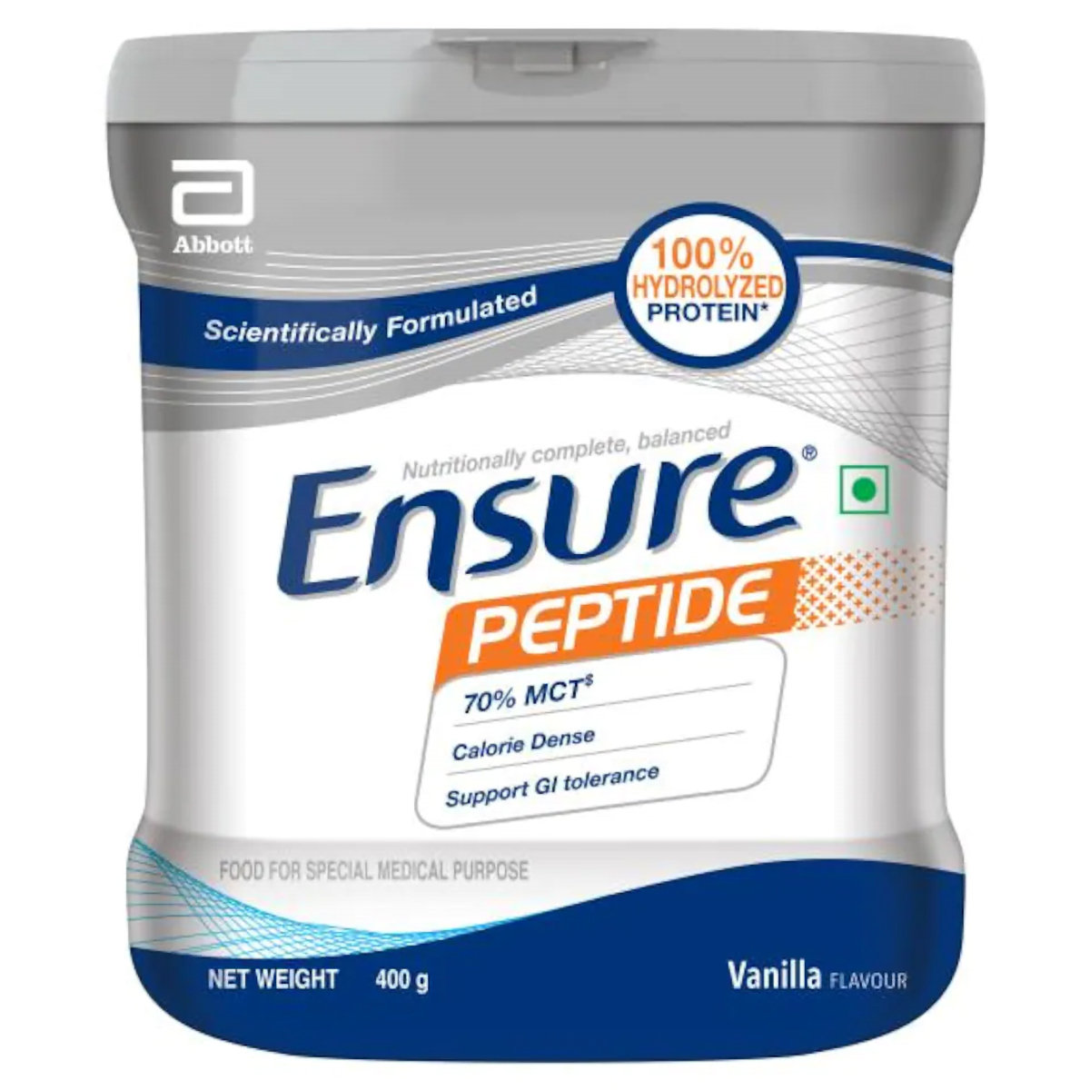 Ensure Peptide Vanilla Flavor Powder, 400 gm Jar, Pack of 1 Ensure Peptide Vanilla Flavor Powder, 400 gm Jar, Pack of 1