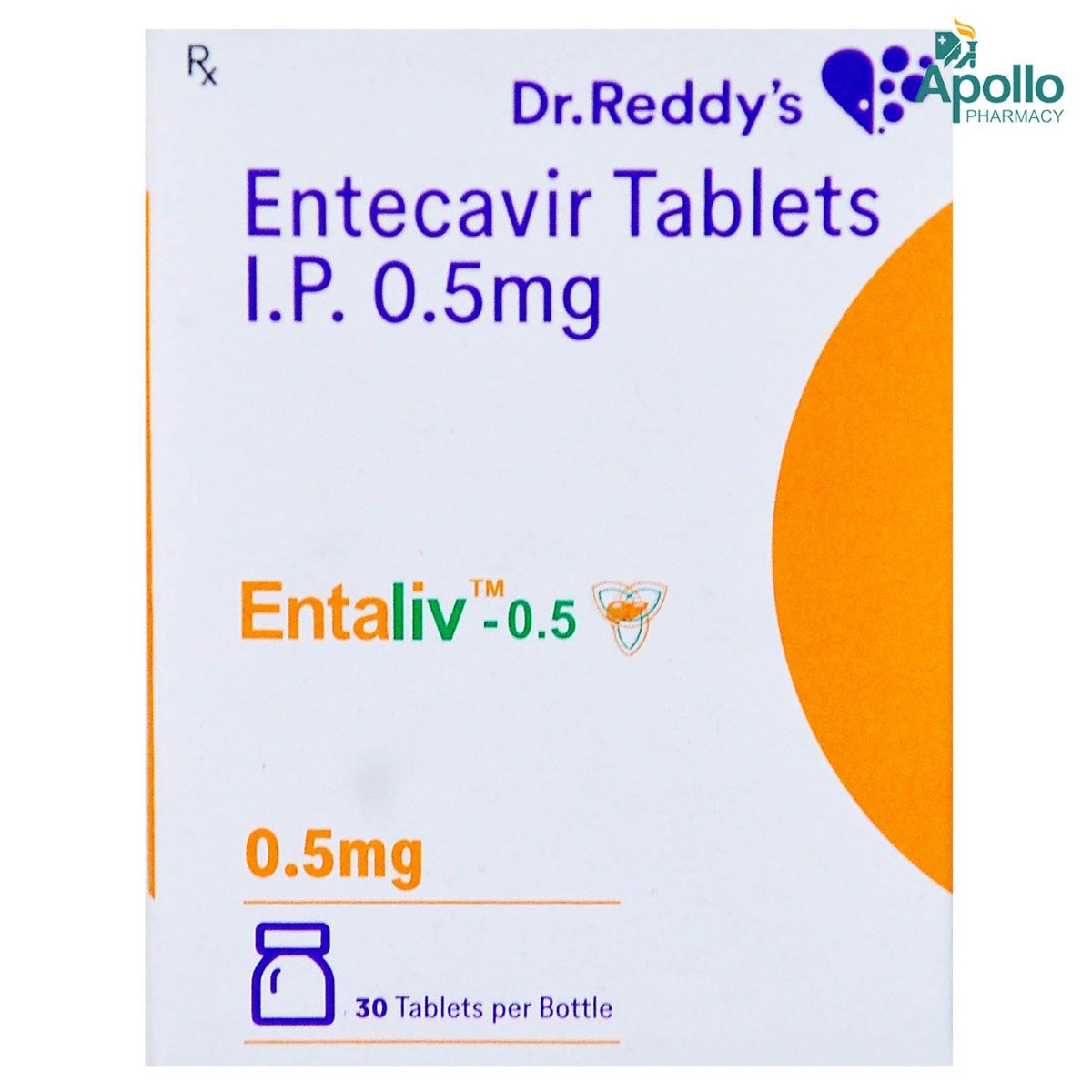 Entaliv 0.5 Tablet 30's, Pack of 1 TABLET Entaliv 0.5 Tablet 30's, Pack of 1 TABLET