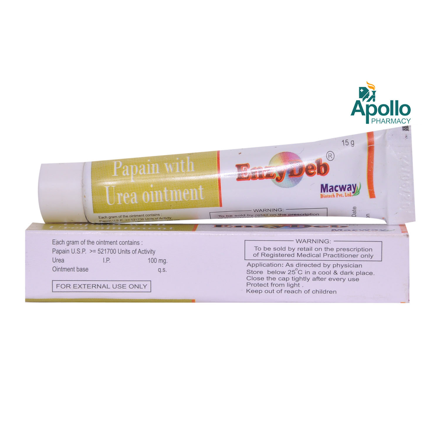Enzydeb Ointment 15 gm, Pack of 1 Ointment Enzydeb Ointment 15 gm, Pack of 1 Ointment