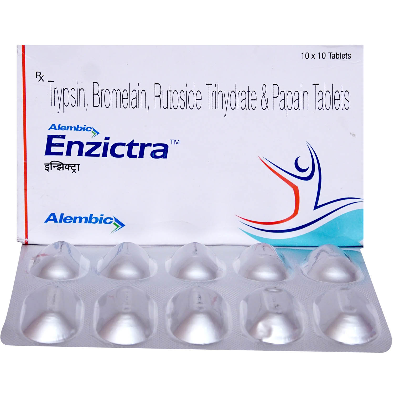 Enzictra Tablet 10's, Pack of 10 Enzictra Tablet 10's, Pack of 10