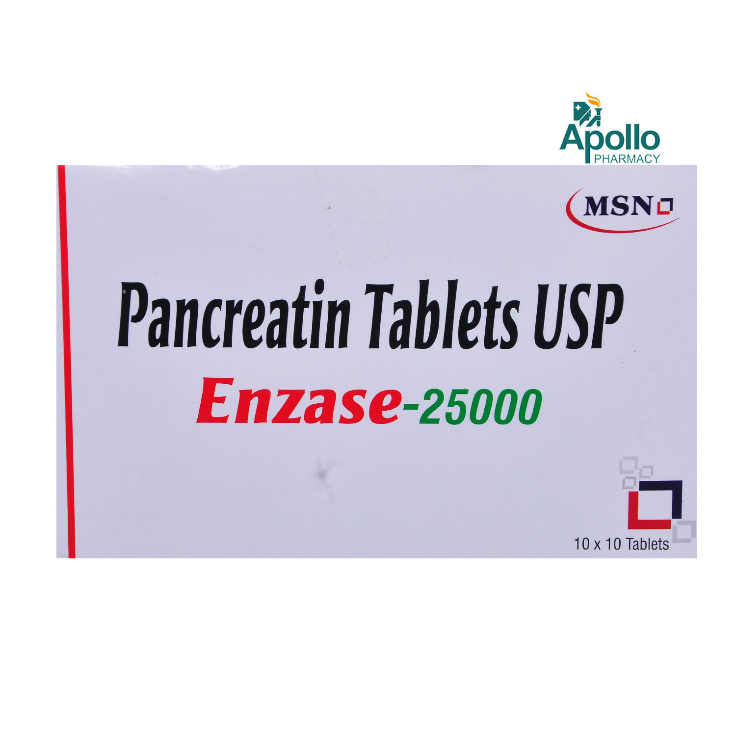 Enzase-25000 Tablet 10's, Pack of 10 TabletS Enzase-25000 Tablet 10's, Pack of 10 TabletS