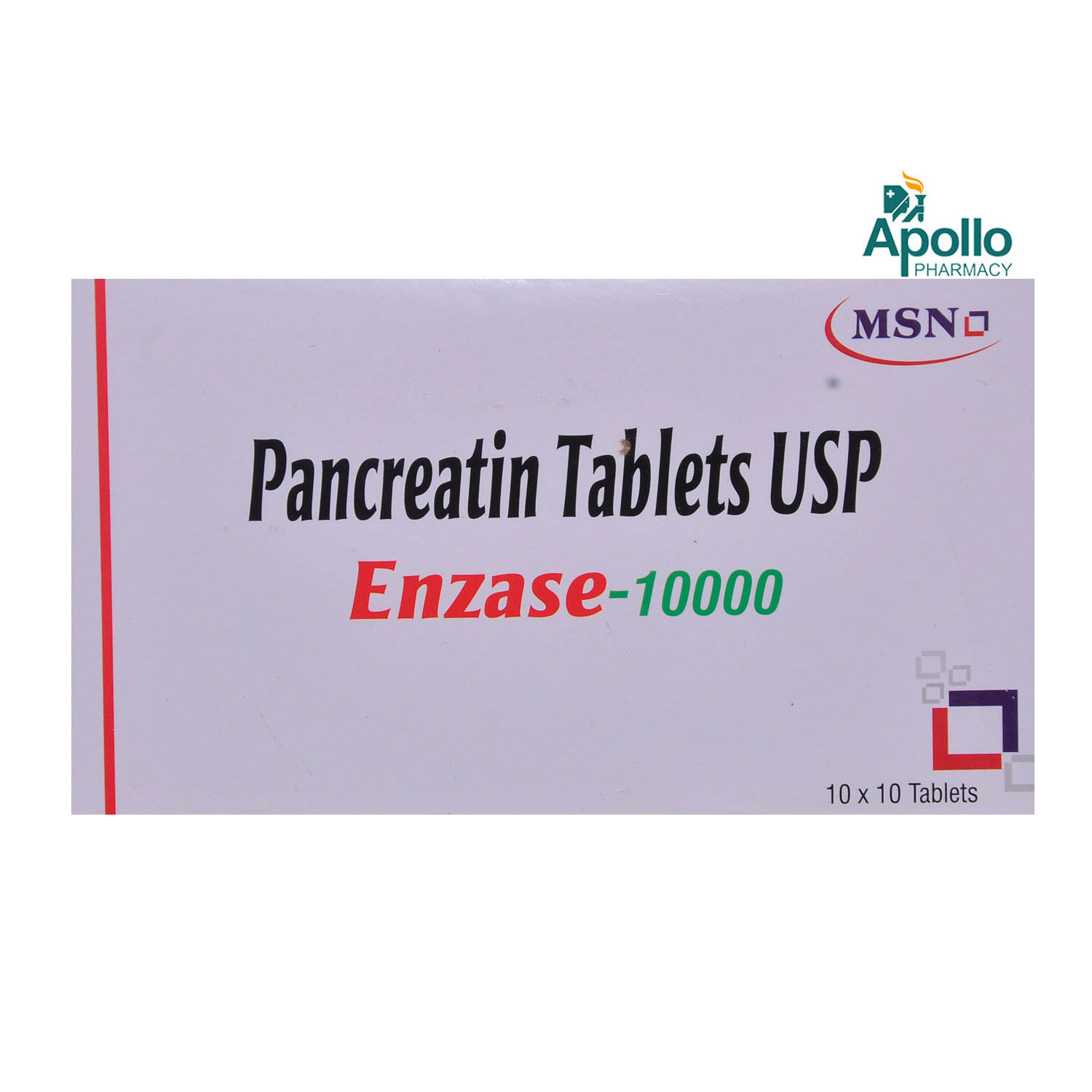 Enzase-10000 Tablet 10's, Pack of 10 TABLETS Enzase-10000 Tablet 10's, Pack of 10 TABLETS