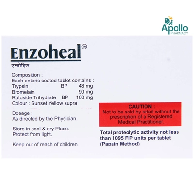 Enzoheal Tablet 15's, Pack of 15 TABLETS