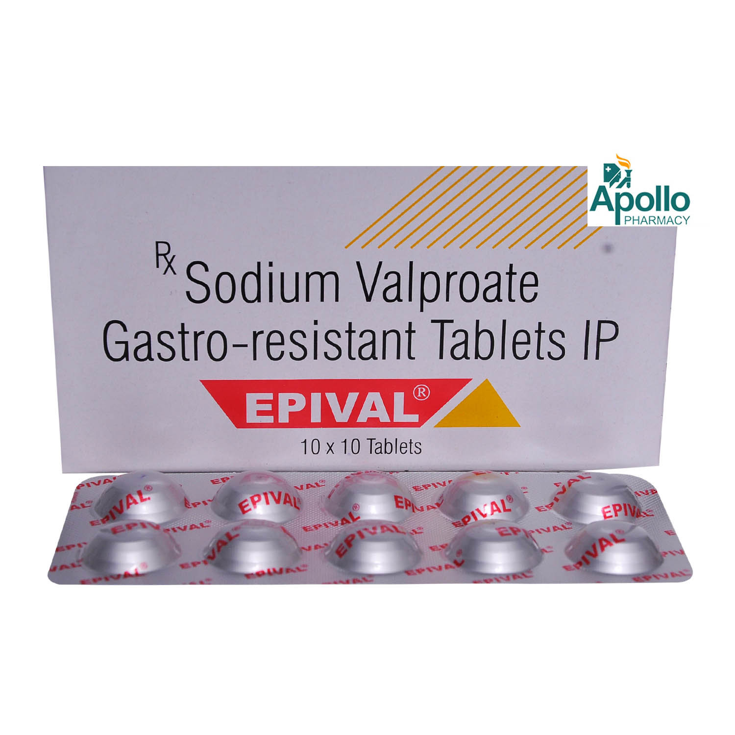 Epival Tablet 10's, Pack of 10 TabletS Epival Tablet 10's, Pack of 10 TabletS