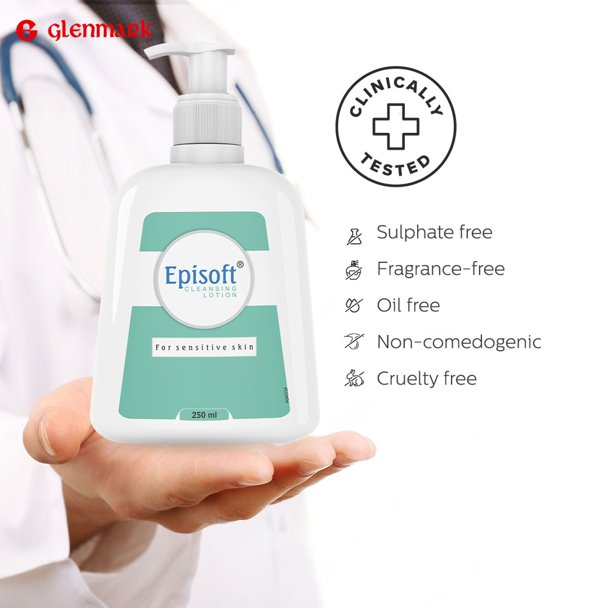 Episoft Cleansing Lotion, 250 ml, Pack of 1 Episoft Cleansing Lotion, 250 ml, Pack of 1