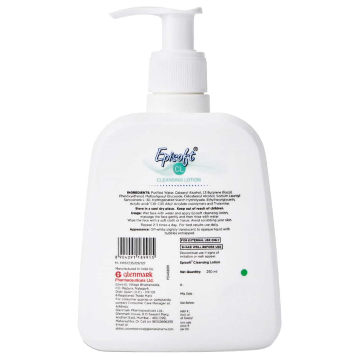 Episoft Cleansing Lotion, 250 ml, Pack of 1 Episoft Cleansing Lotion, 250 ml, Pack of 1
