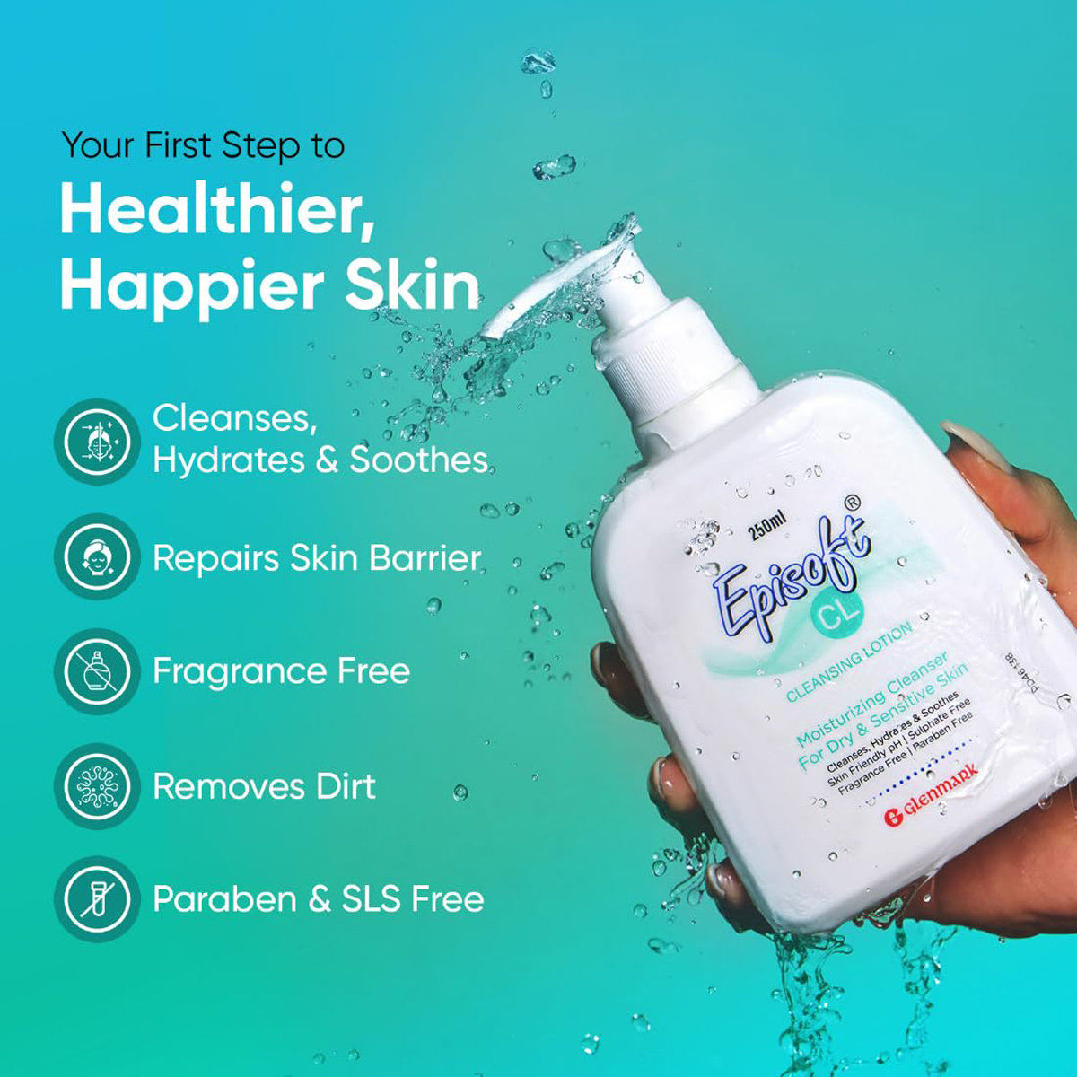 Episoft Cleansing Lotion, 250 ml, Pack of 1 Episoft Cleansing Lotion, 250 ml, Pack of 1