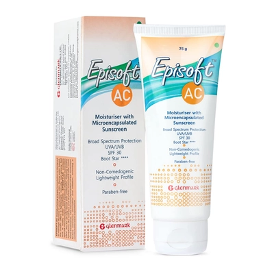 Episoft AC SPF 30 Cream 75 gm, Pack of 1