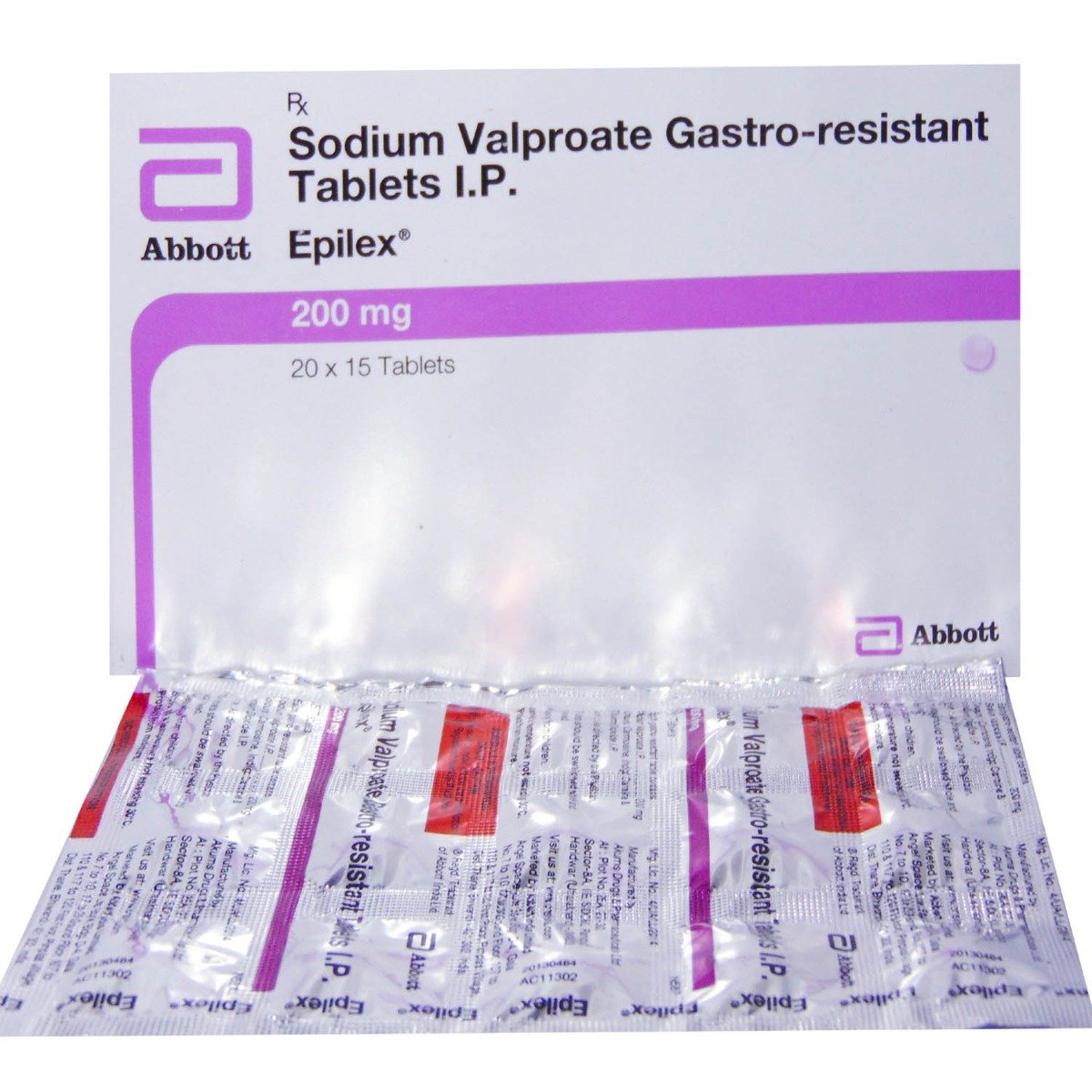 Epilex 200 mg Tablet 15's, Pack of 15 TabletS Epilex 200 mg Tablet 15's, Pack of 15 TabletS