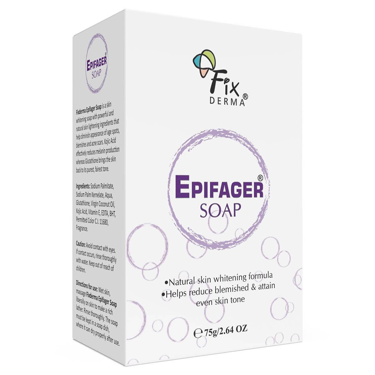 Fixderma Epifager Soap, 75 gm, Pack of 1 Fixderma Epifager Soap, 75 gm, Pack of 1
