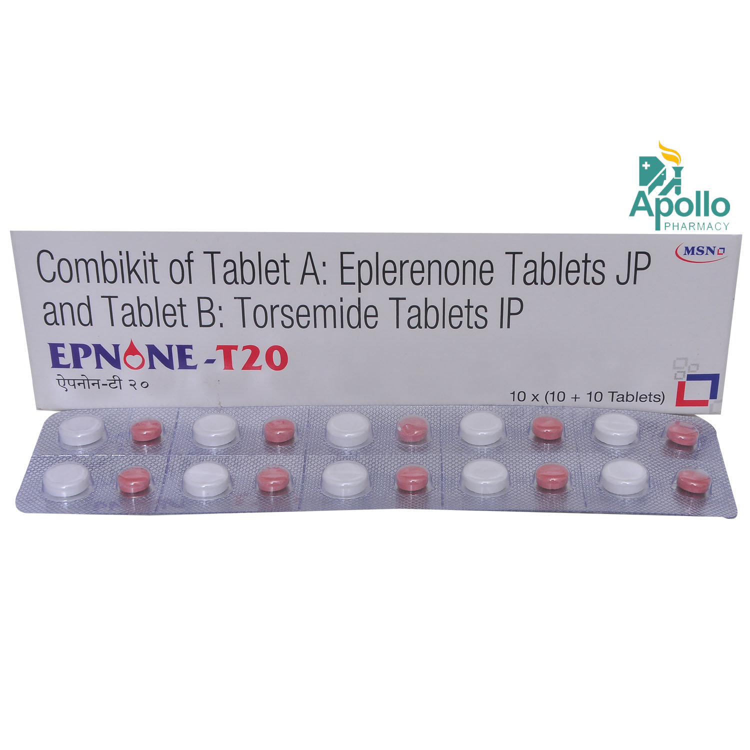 Epnone-T20 Combikit Tablet 20's, Pack of 1 Epnone-T20 Combikit Tablet 20's, Pack of 1