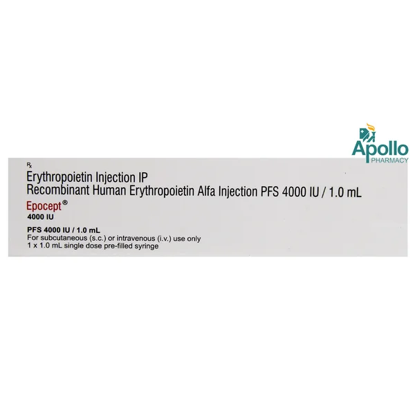 Epocept 4000IU Injection 1 ml, Pack of 1 INJECTION