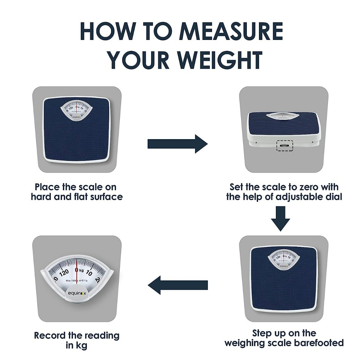 Equinox Personal Weighing Scale Mechanical EQ-BR-9201, 1 Count, Pack of 1 Equinox Personal Weighing Scale Mechanical EQ-BR-9201, 1 Count, Pack of 1