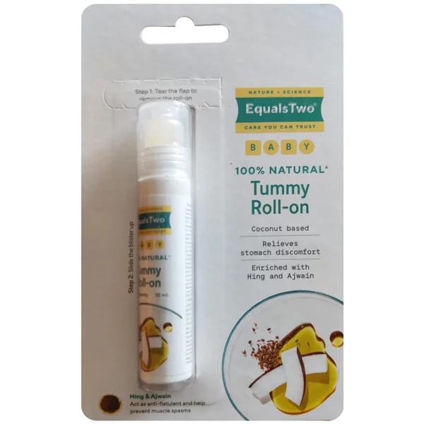 EqualsTwo Baby Tummy Roll-On, 10 ml