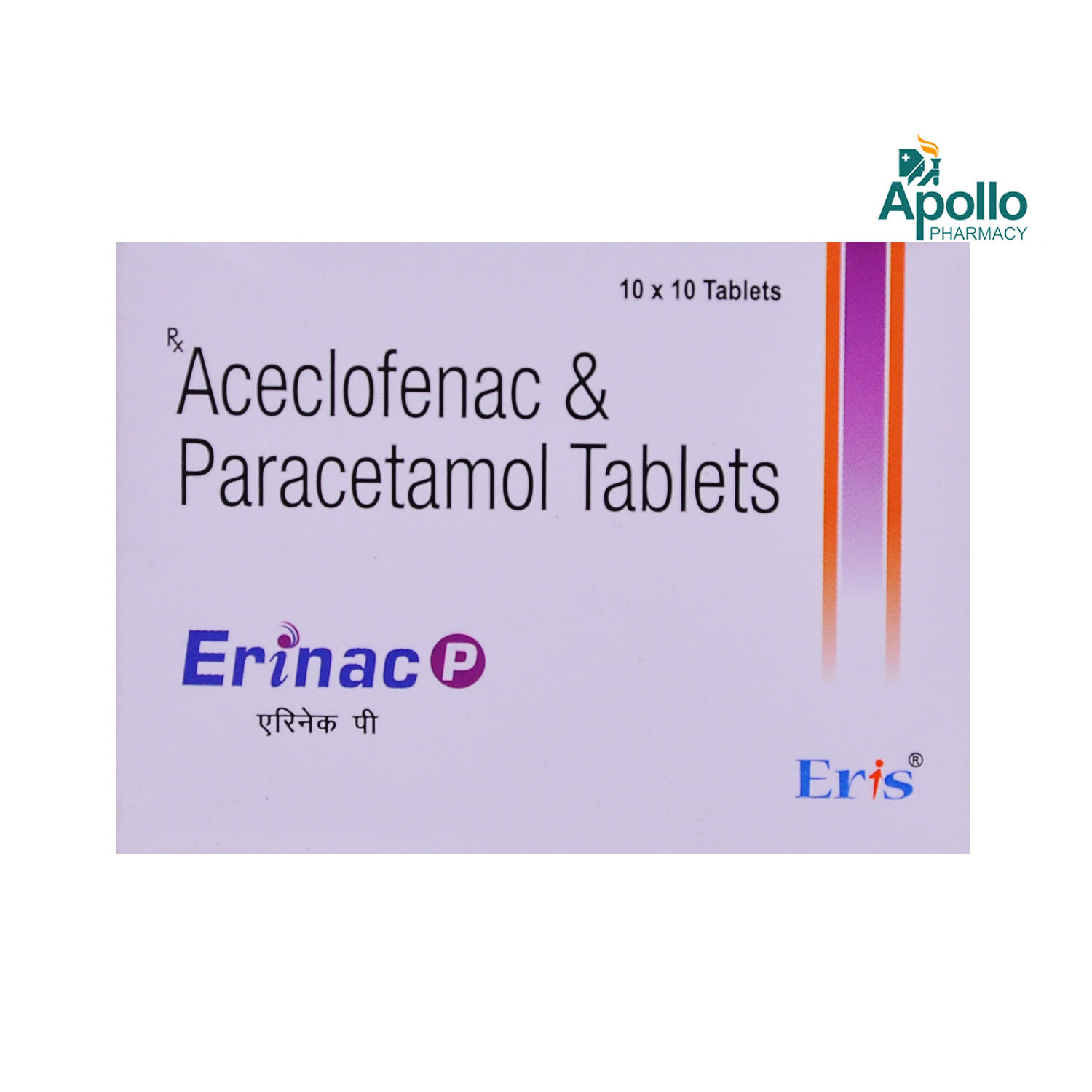 Erinac P Tablet 10's, Pack of 10 TabletS Erinac P Tablet 10's, Pack of 10 TabletS
