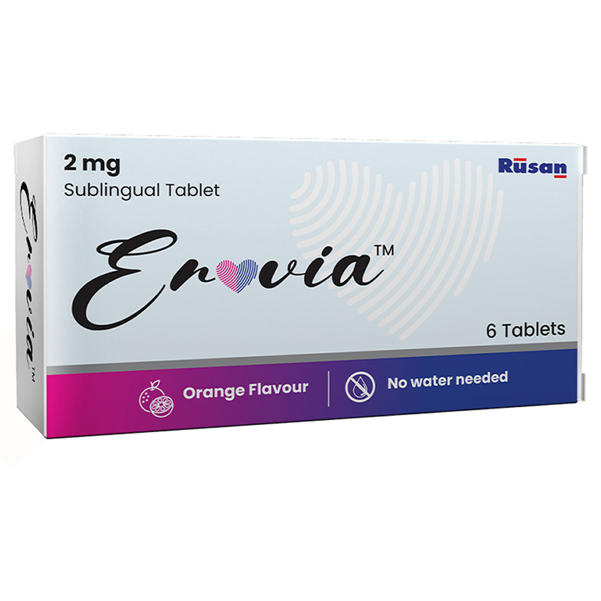 Rusan Erovia 2 mg Orange Flavour Tablet 6's, Pack of 6 Rusan Erovia 2 mg Orange Flavour Tablet 6's, Pack of 6