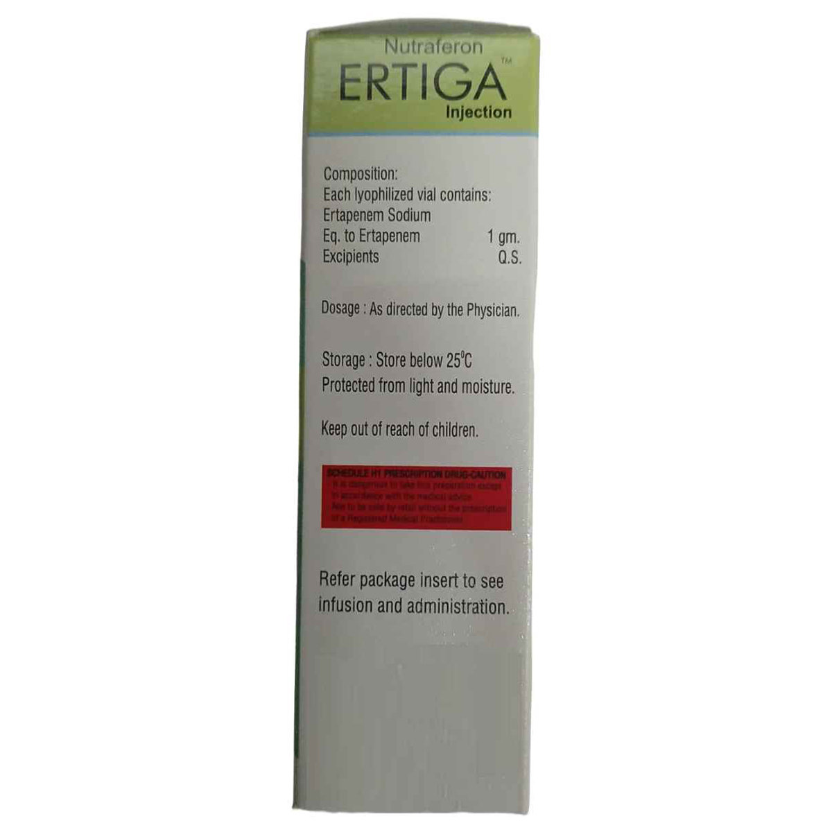Ertiga 1gm Injection, Pack of 1 Injection Ertiga 1gm Injection, Pack of 1 Injection