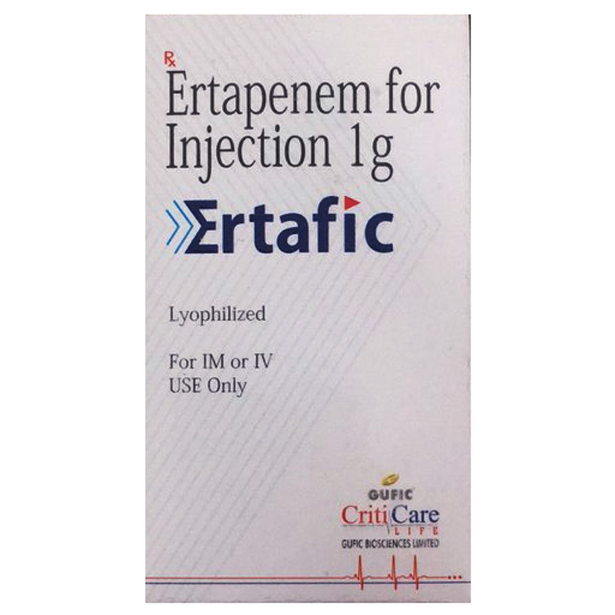 Buy Ertafic 1 gm Injection Online