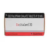 Escitalent 20 mg Tablet 10's, Pack of 10 GelS