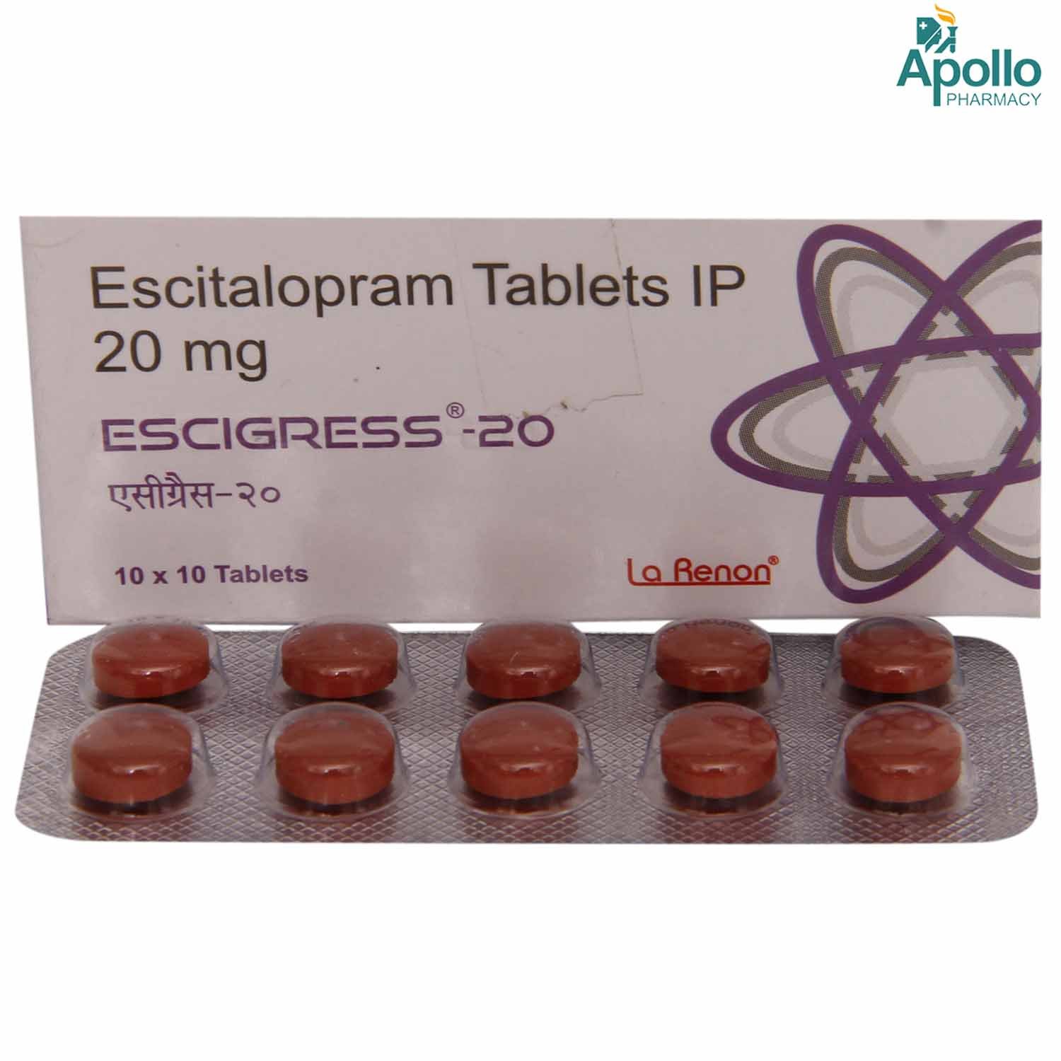 Escigress-20 Tablet 10's, Pack of 10 TABLETS Escigress-20 Tablet 10's, Pack of 10 TABLETS