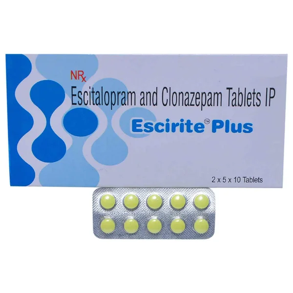 ESCIRITE PLUS TABLET 10'S, Pack of 10 TabletS