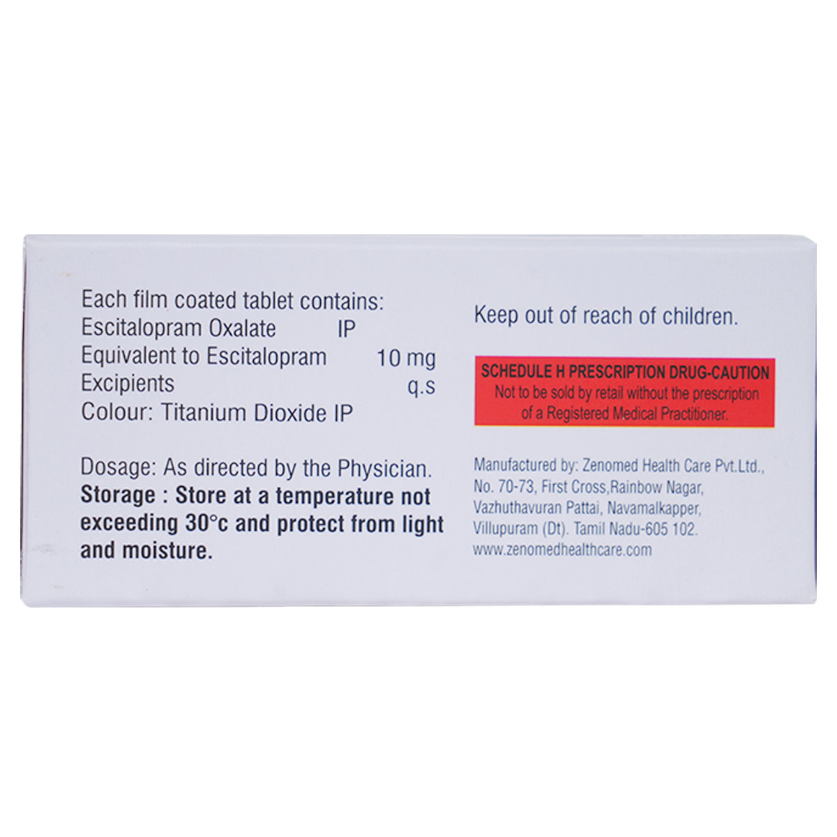 Esciqube 10 Tablet 10's, Pack of 10 Esciqube 10 Tablet 10's, Pack of 10