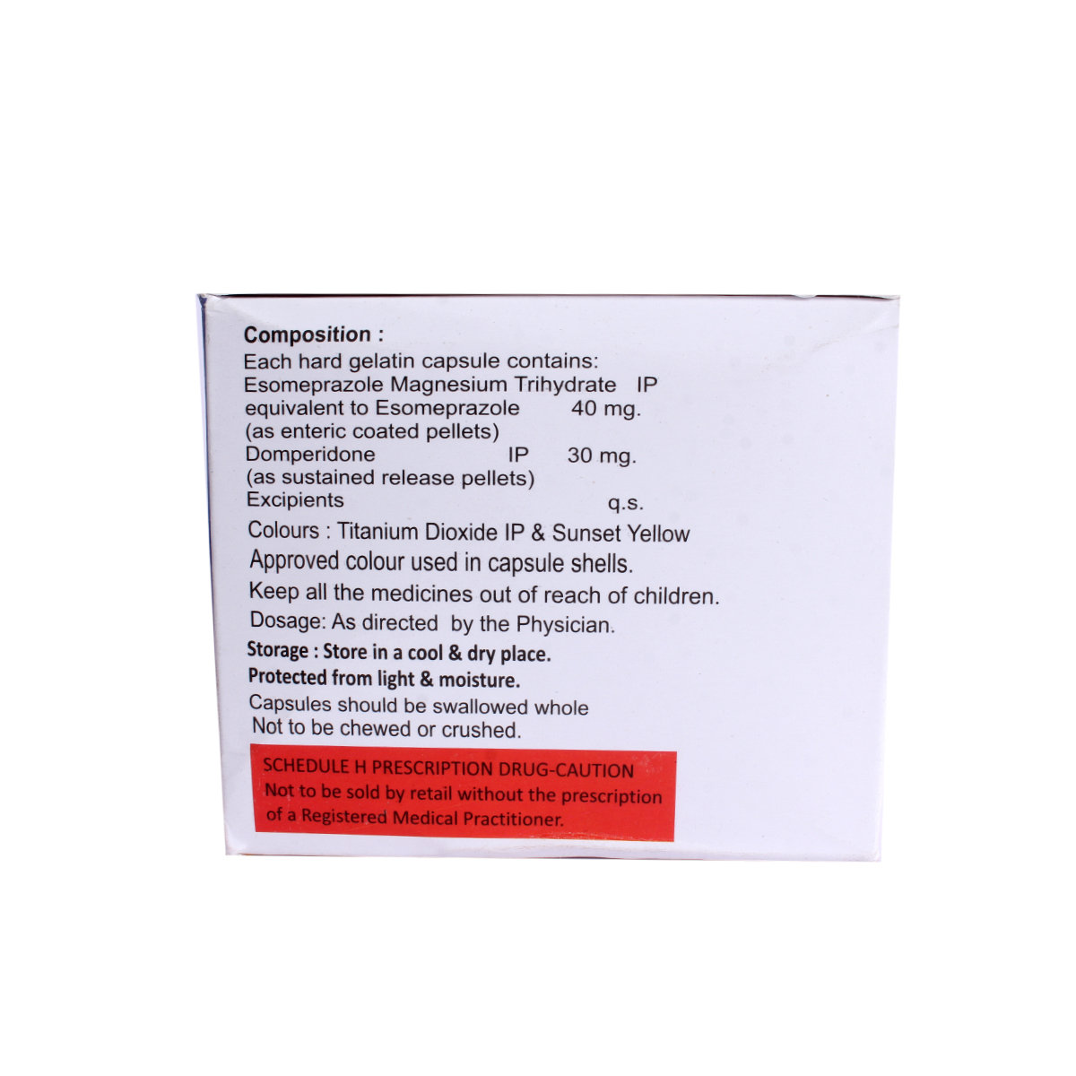 Esium-D Capsule 10's, Pack of 10 CAPSULES Esium-D Capsule 10's, Pack of 10 CAPSULES