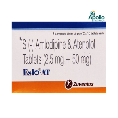 Eslo-AT Tablet 15's, Pack of 15 TABLETS