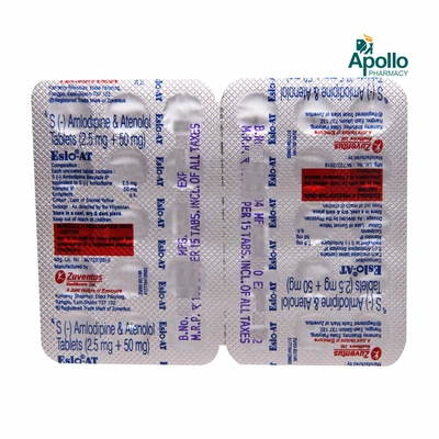 Eslo-AT Tablet 15's, Pack of 15 TABLETS