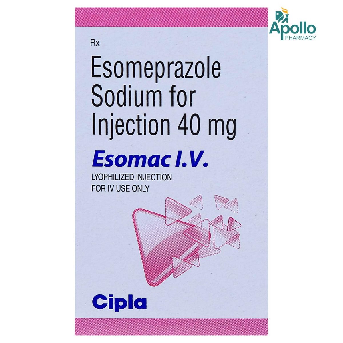 Buy Esomac 40mg Injection 1's Online