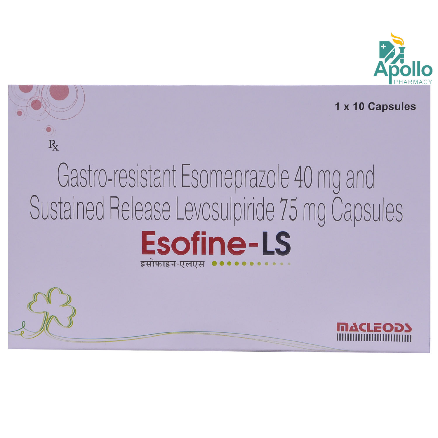 Esofine-LS Capsule 10's, Pack of 10 CAPSULES Esofine-LS Capsule 10's, Pack of 10 CAPSULES