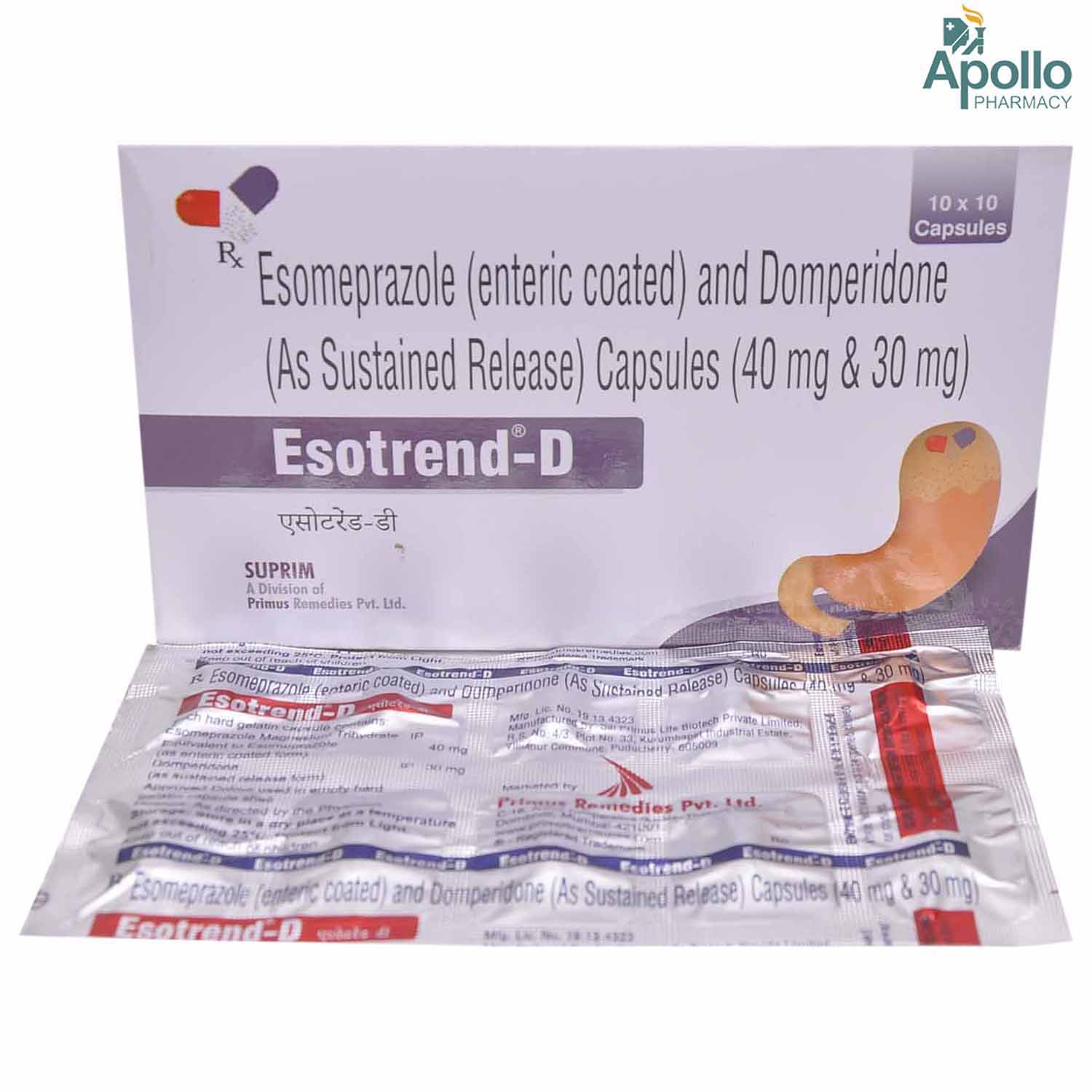 Esotrend D Capsule 10's, Pack of 10 CAPSULES Esotrend D Capsule 10's, Pack of 10 CAPSULES