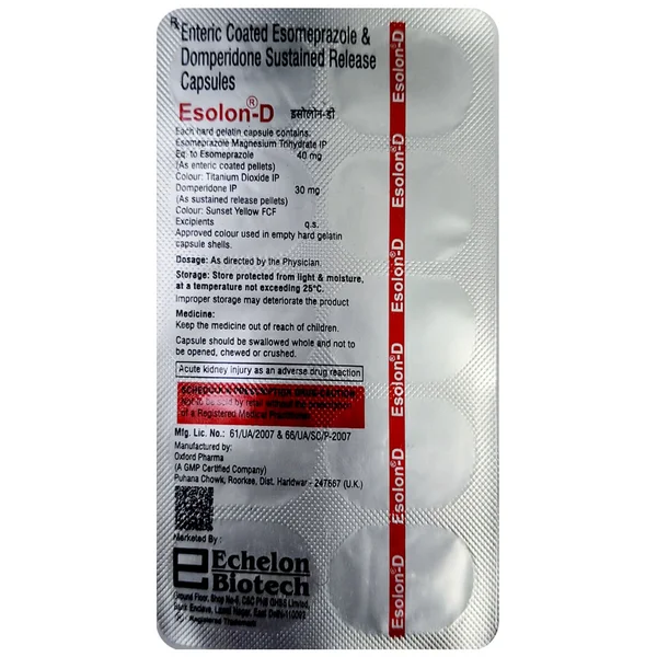 Esolon-D Capsule 10's