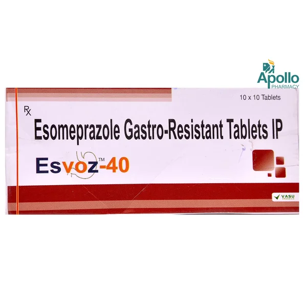 Esvoz 40 mg Tablet 10's