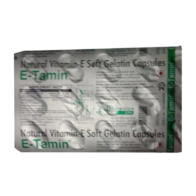 E-Tamin Capsule 10's, Pack of 10 CapsuleS