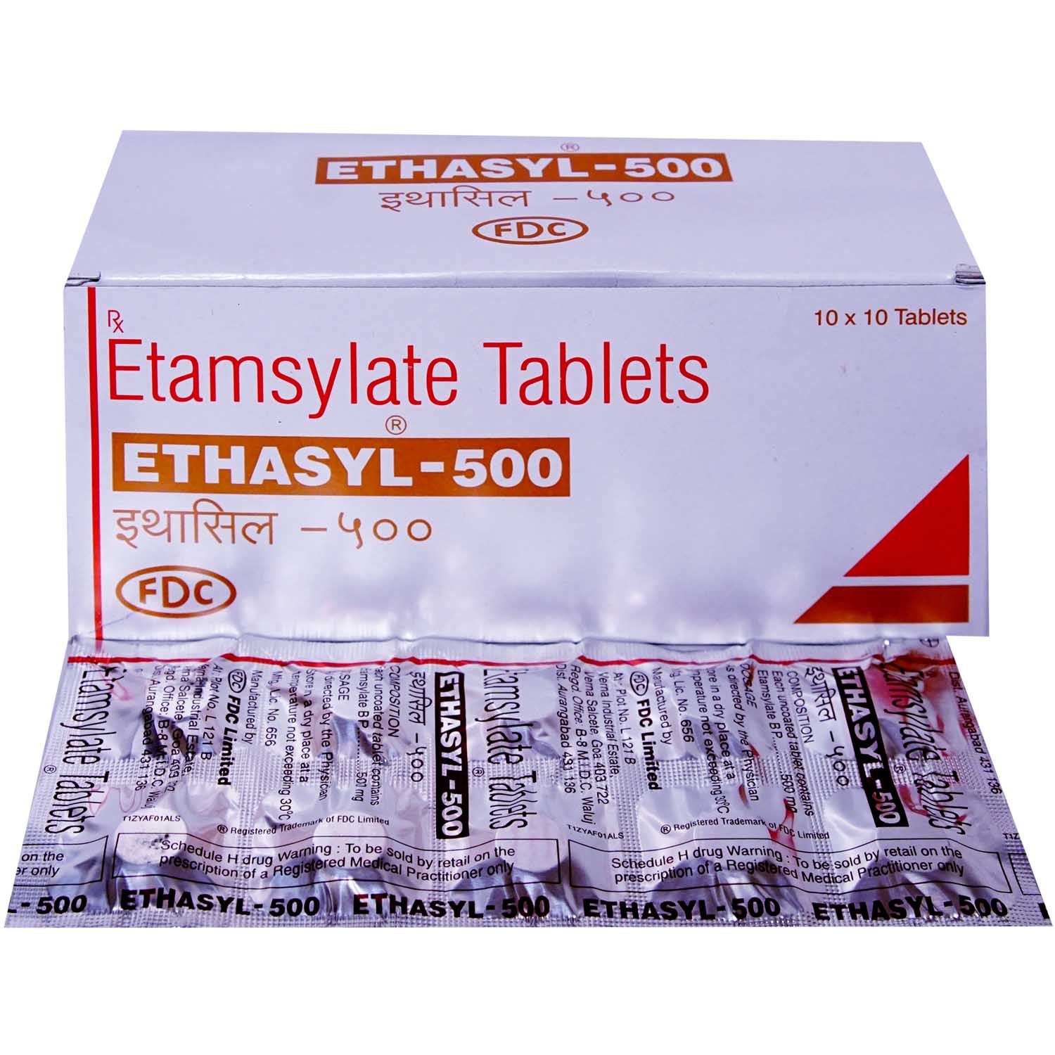 Buy Ethasyl-500 Tablet 10's Online