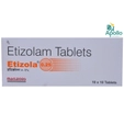 Etizola 0.25 Tablet 10's