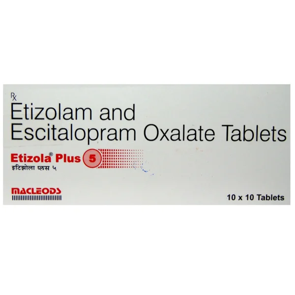 Etizola Plus 5 Tablet 10's, Pack of 10 TABLETS
