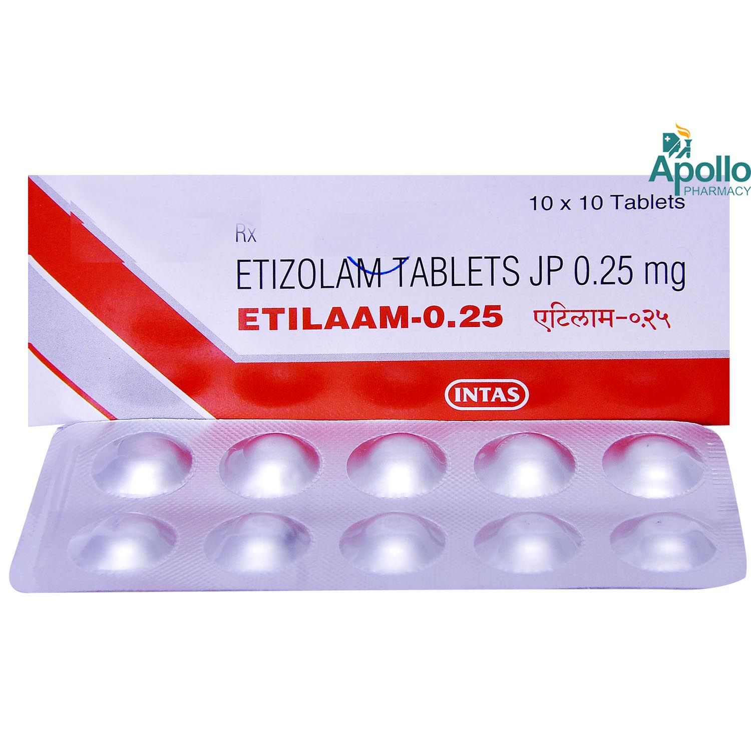 Etilaam 0 25 Tablet 10 S Price Uses Side Effects Composition Apollo Pharmacy