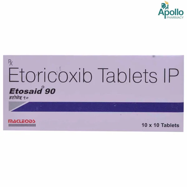 Etosaid 90 Tablet 10's