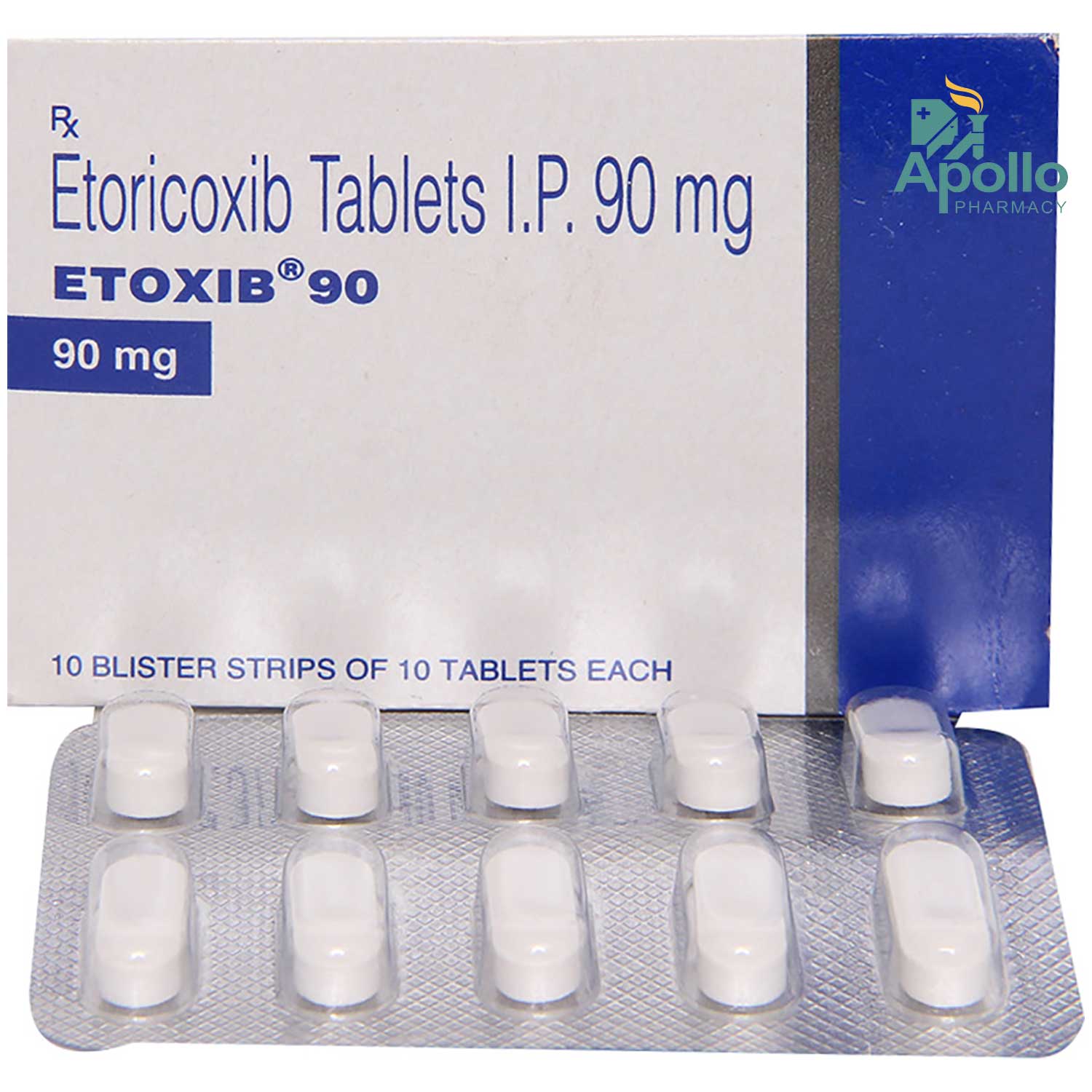 Etoxib 90 Tablet 10's, Pack of 10 TABLETS Etoxib 90 Tablet 10's, Pack of 10 TABLETS