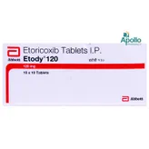 Etody 120 mg Tablet 10's, Pack of 10 TabletS
