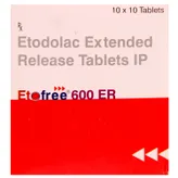 Etofree 600 ER Tablet 10's, Pack of 10 TABLETS